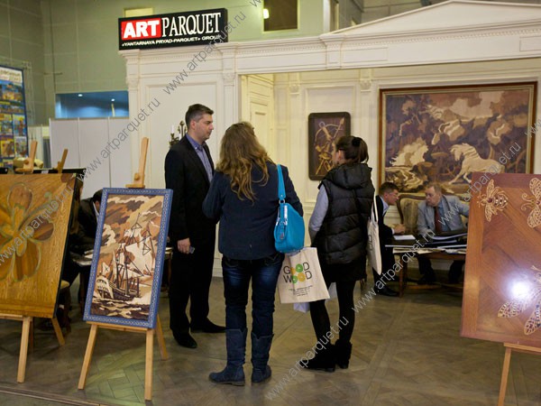 Стенд Артпаркет на выставке Красивые дома 2012